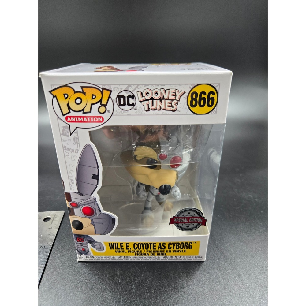 Funko Pop Looney Tunes Wile E. Coyote as Cyborg 866 Special Edition Vinyl Figure